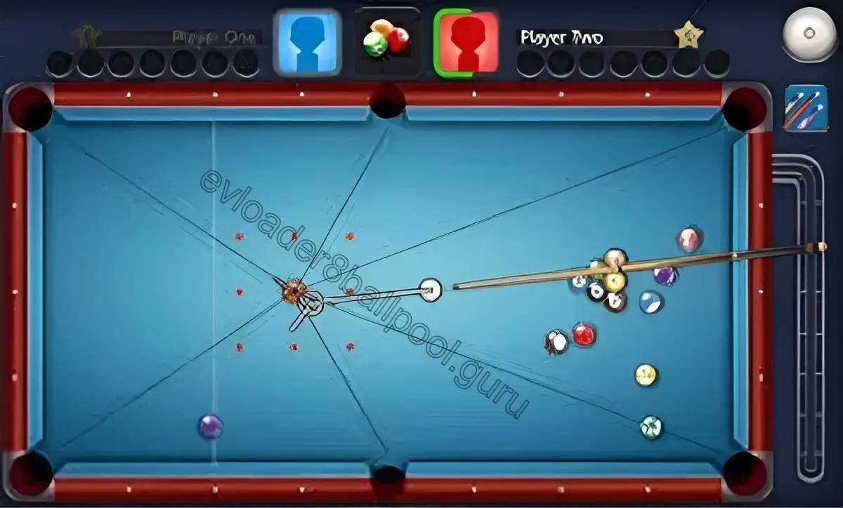 Screenshot of EV Loader 8 Ball Pool Game Strategy